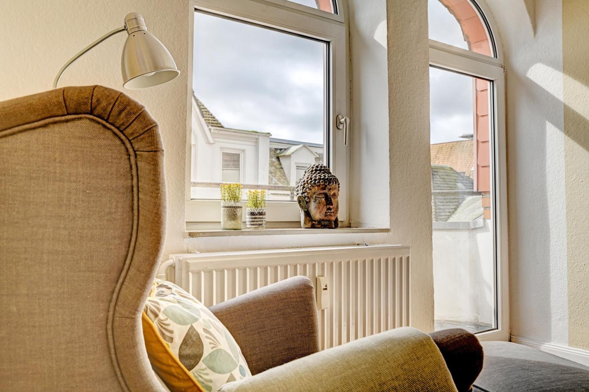 Mittendrin - Apartment Mit 2 Balkonen Sehr Zentral Фленсбург Екстер'єр фото