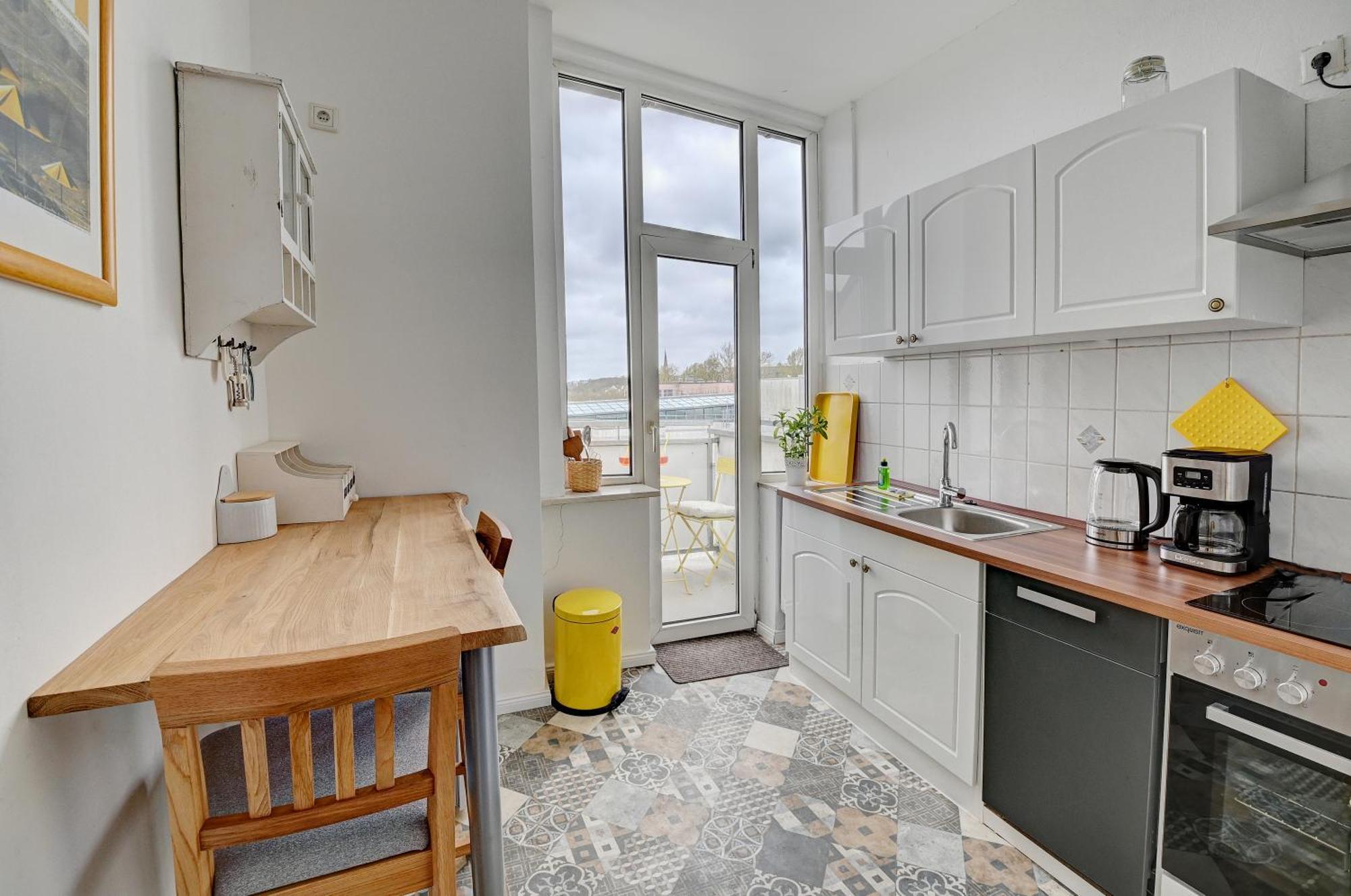 Mittendrin - Apartment Mit 2 Balkonen Sehr Zentral Фленсбург Екстер'єр фото